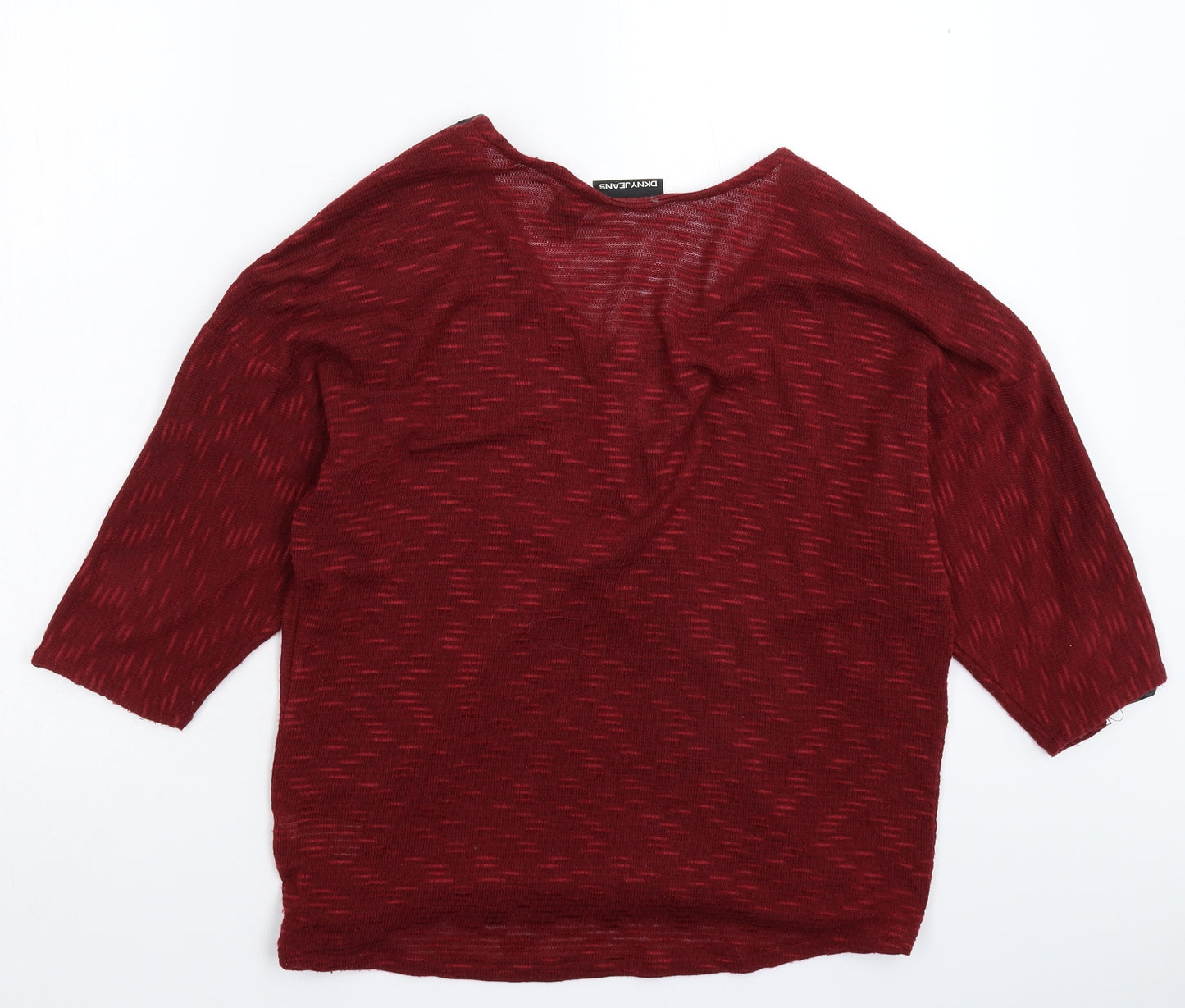 DKNY Womens Brown  Knit Pullover Jumper Size M