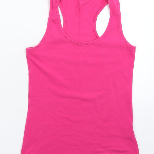 Megi Womens Pink   Basic Tank Size S