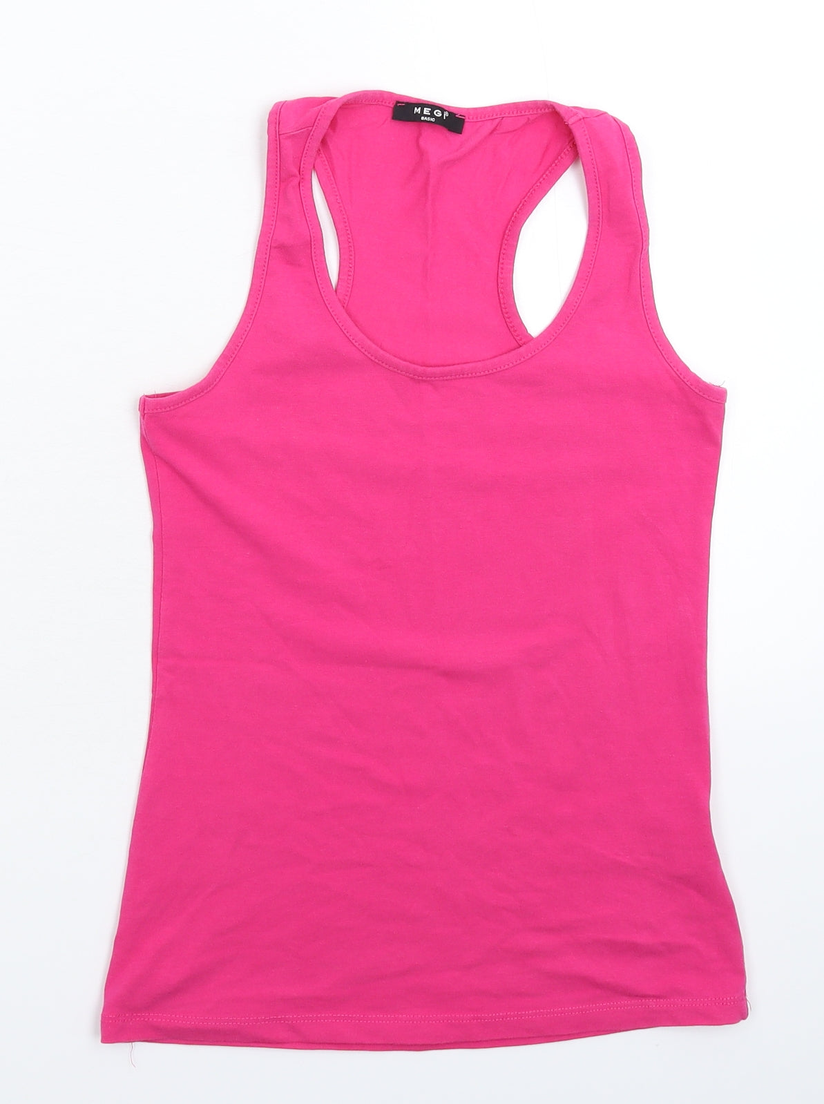 Megi Womens Pink   Basic Tank Size S
