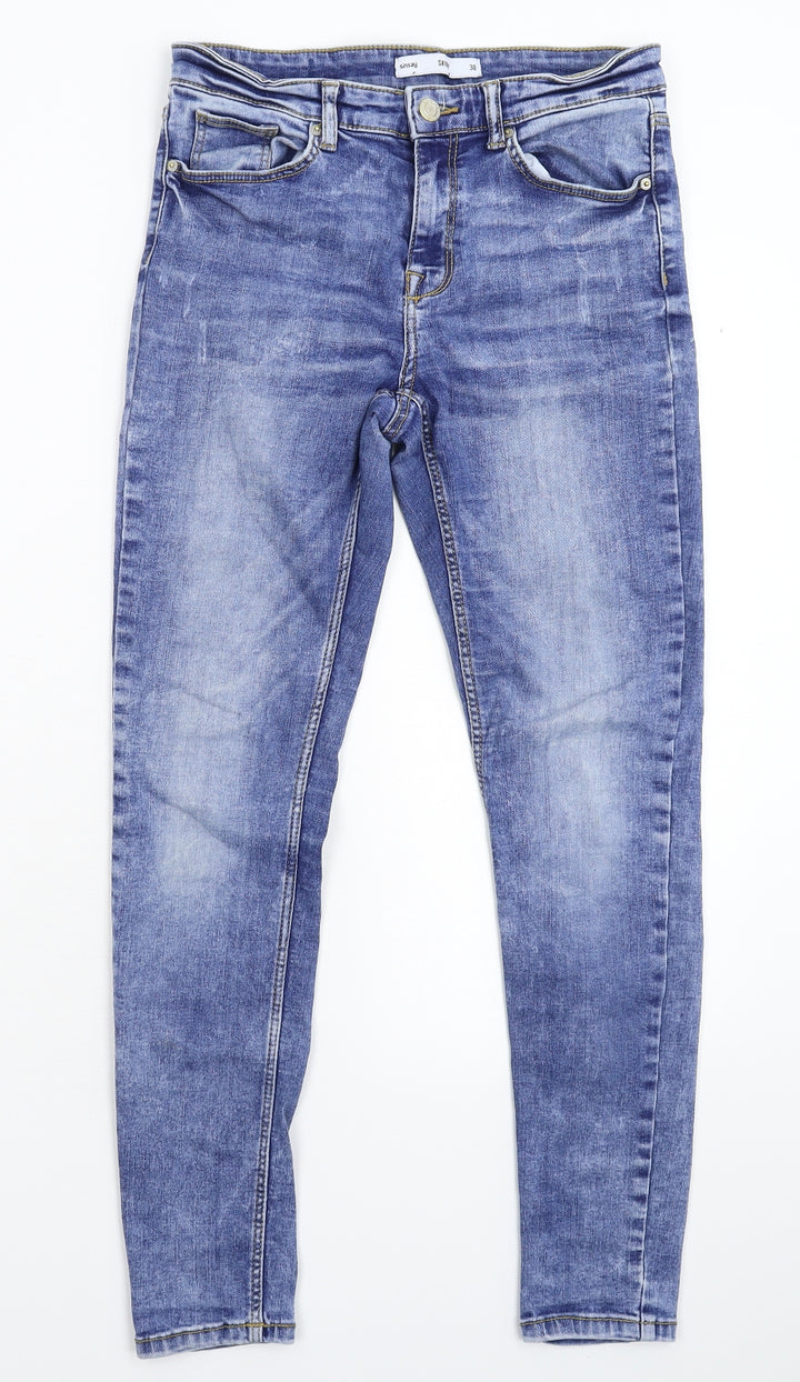 Sinsay Womens Blue  Denim Skinny Jeans Size 28 in L26 in
