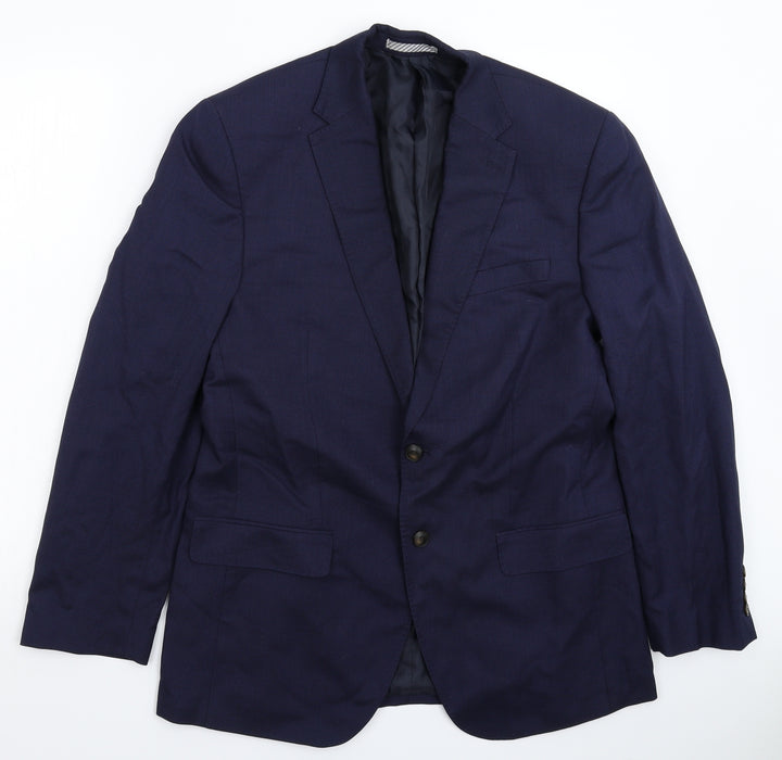 Marks and Spencer Mens Blue Jacket Suit Jacket Size 40