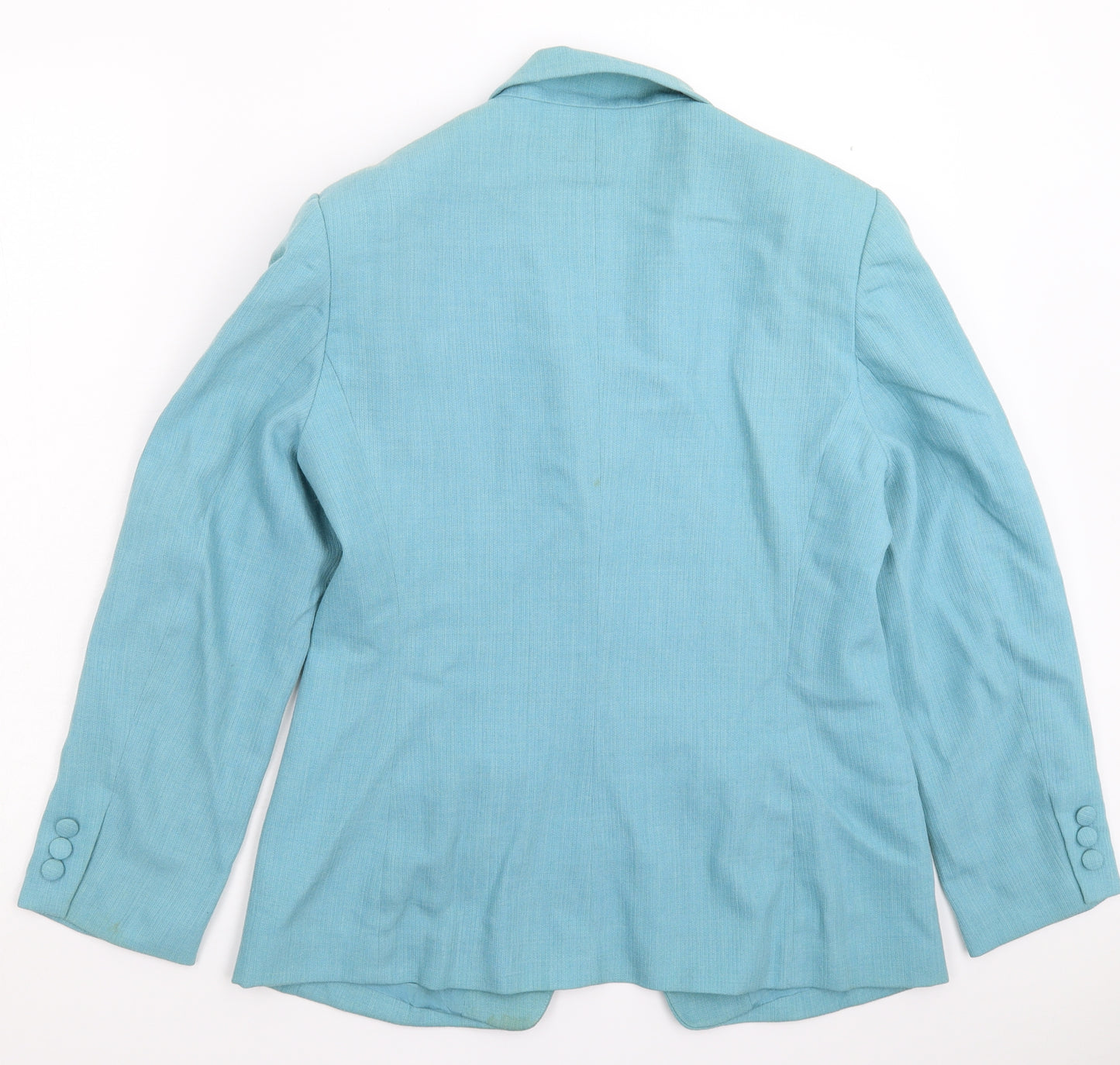 VIRTUE Womens Blue   Jacket Suit Jacket Size 12