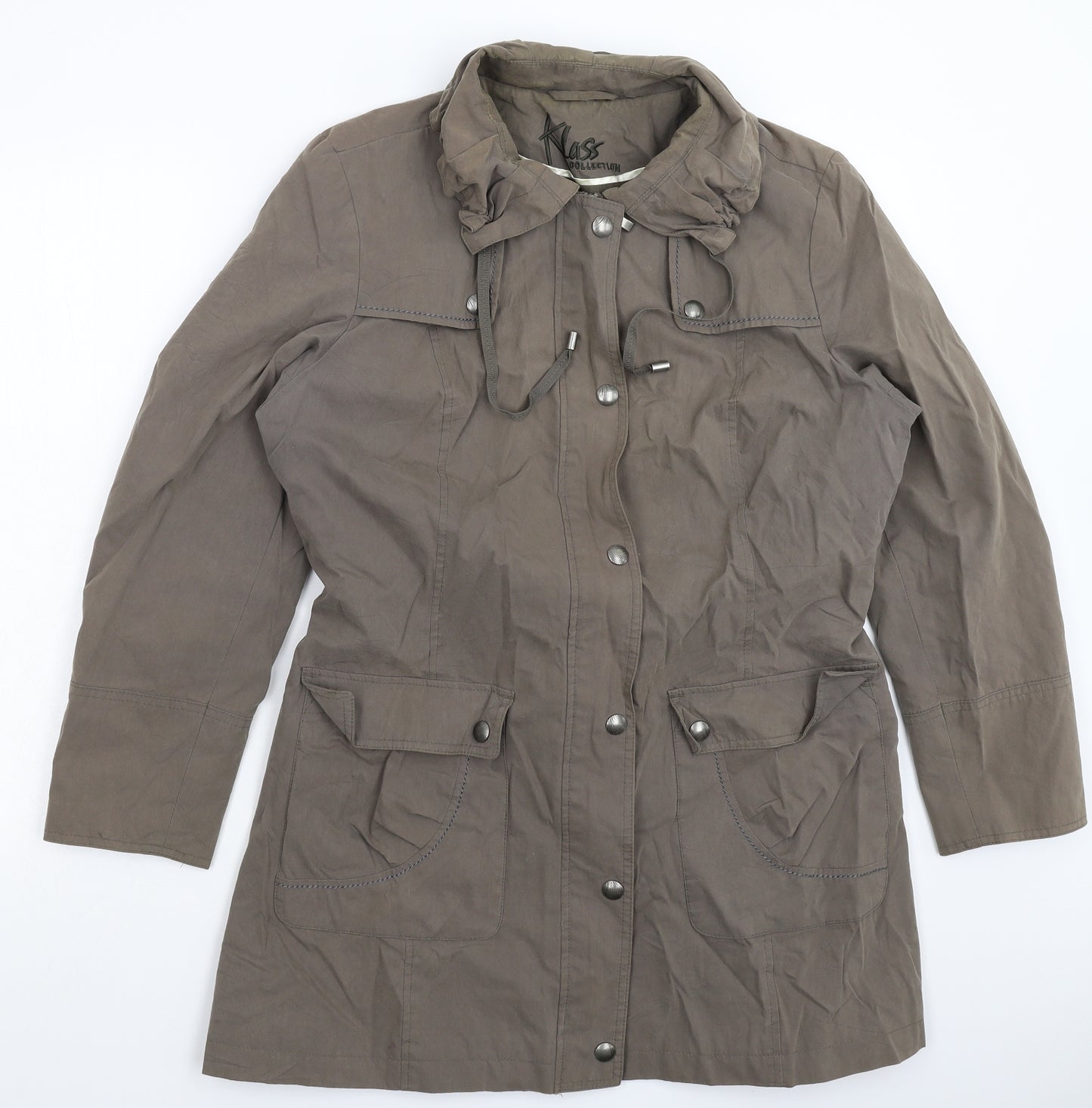Klass Womens Grey   Jacket Coat Size 16