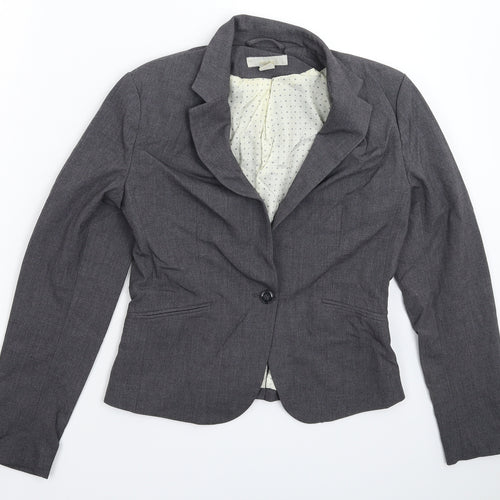 H&M Womens Grey   Jacket Suit Jacket Size 12