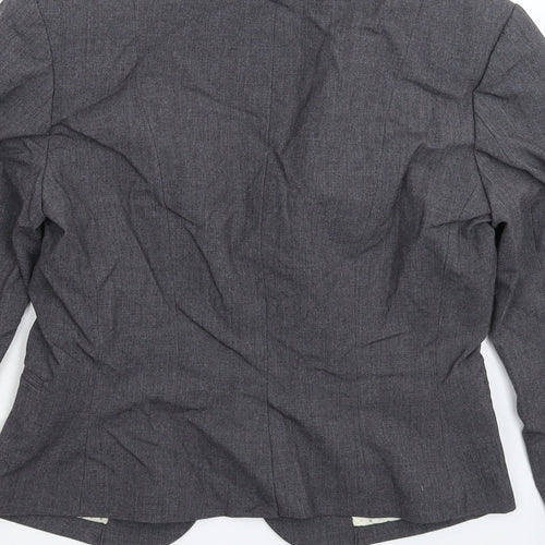 H&M Womens Grey   Jacket Suit Jacket Size 12