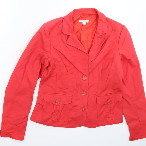 Queenspark Womens Pink   Jacket Blazer Size 12