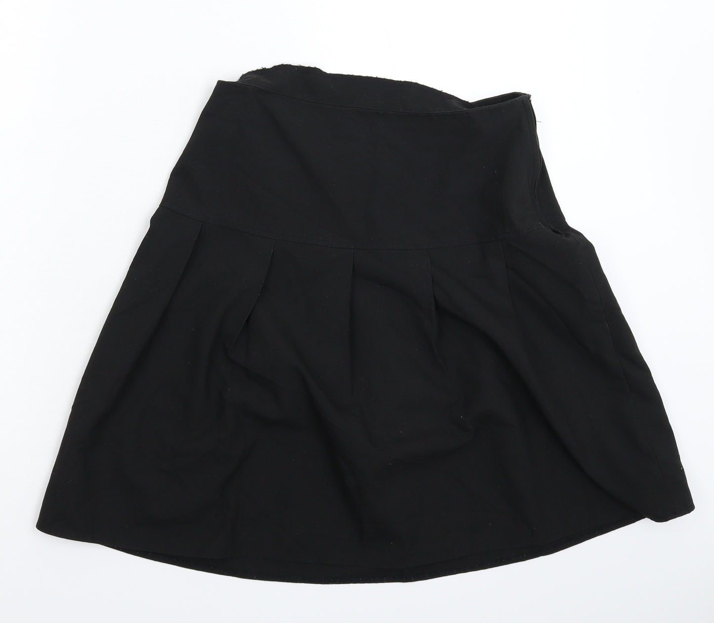 Marks and Spencer Girls Black   Pleated Skirt Size 14-15 Years