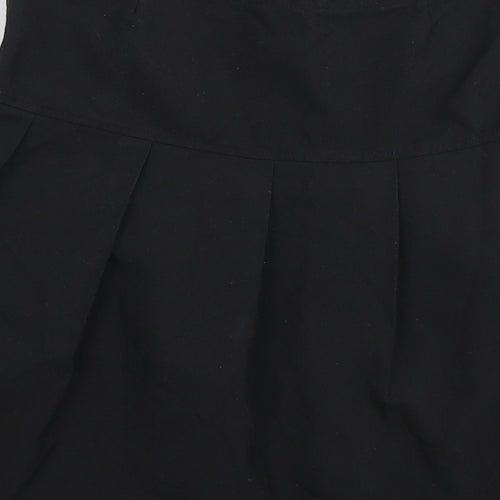 Marks and Spencer Girls Black   Pleated Skirt Size 14-15 Years