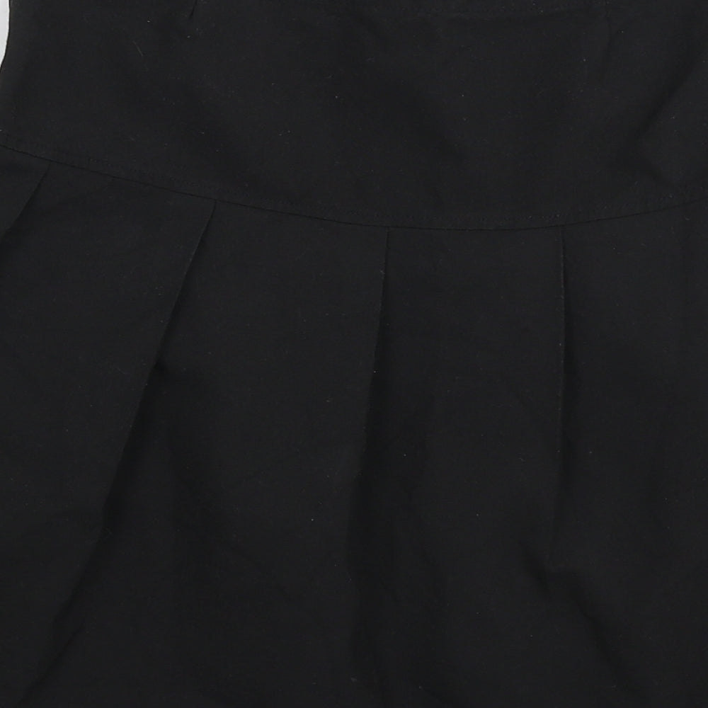 Marks and Spencer Girls Black   Pleated Skirt Size 14-15 Years