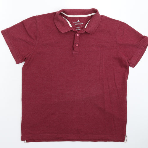 Easy Mens Brown    Polo Size L