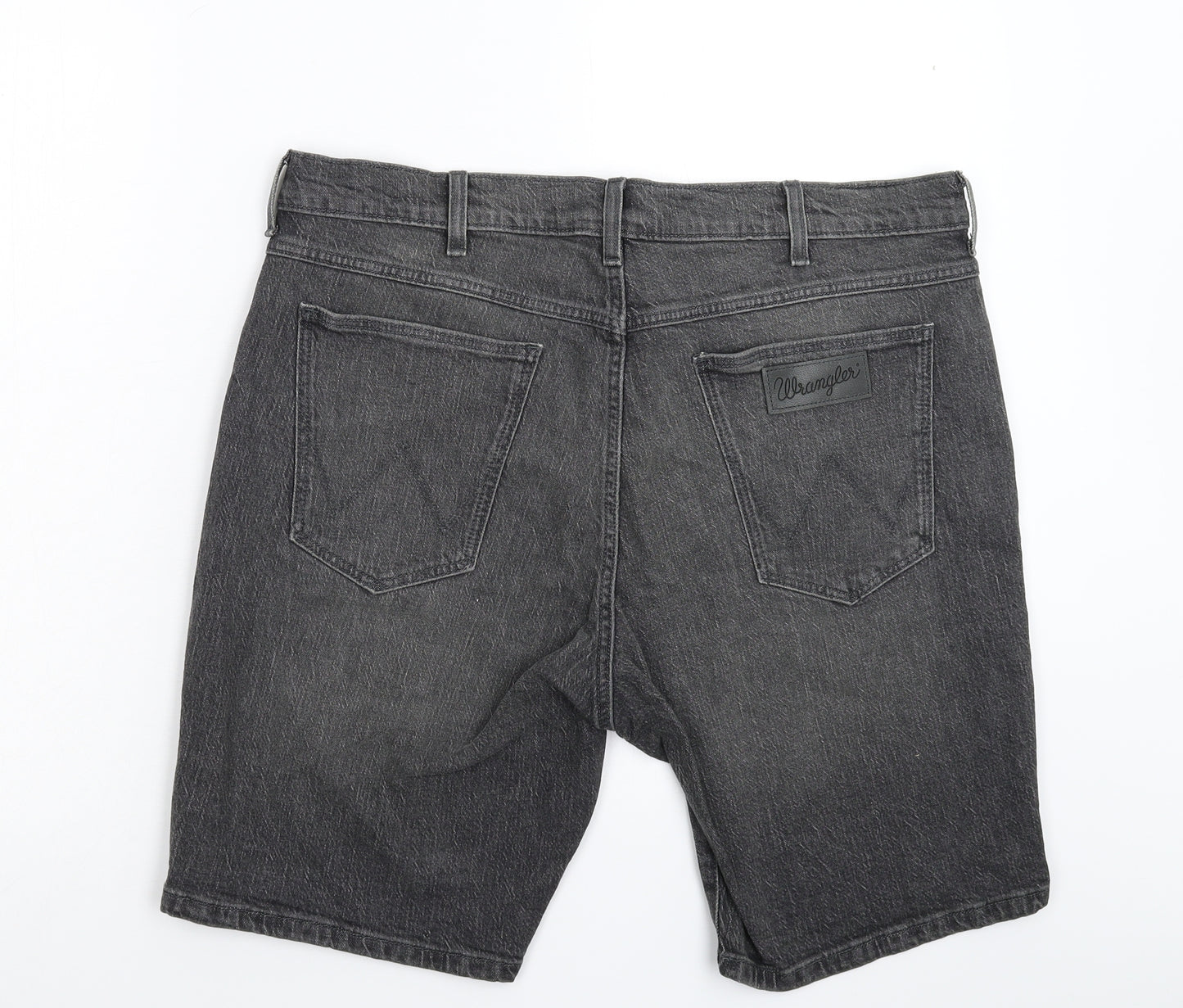 Wrangler Mens Grey  Denim Bermuda Shorts Size 36