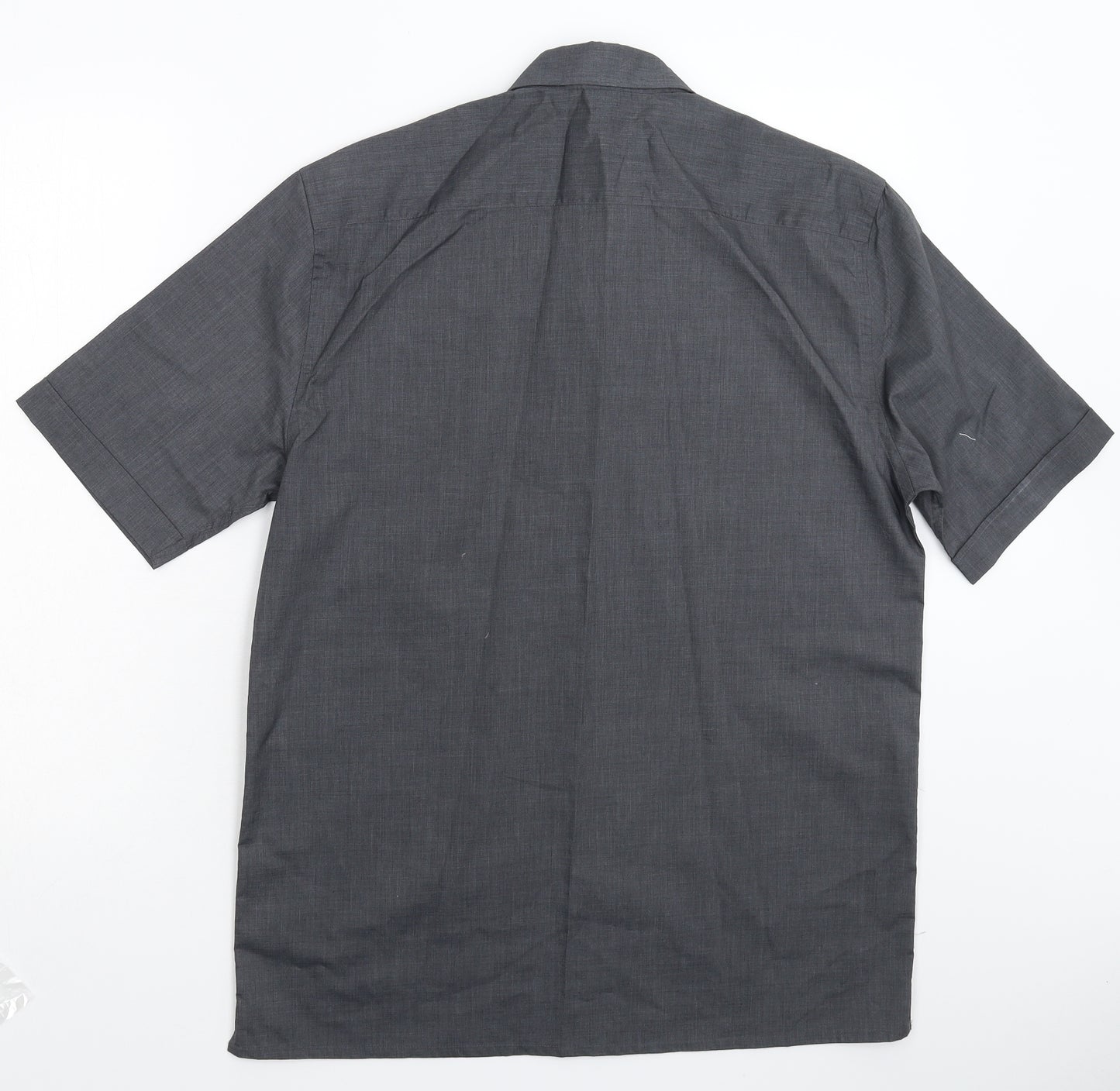 George Mens Grey    Dress Shirt Size S