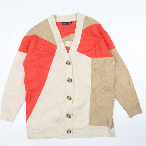 M&S Mens Beige   Cardigan Jumper Size M