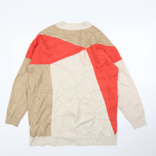 M&S Mens Beige   Cardigan Jumper Size M