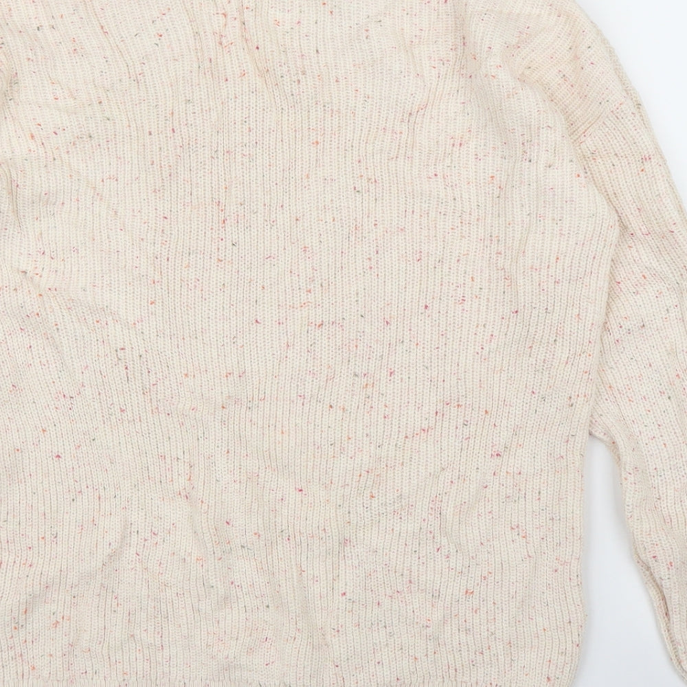 M&S Womens Beige   Pullover Jumper Size M