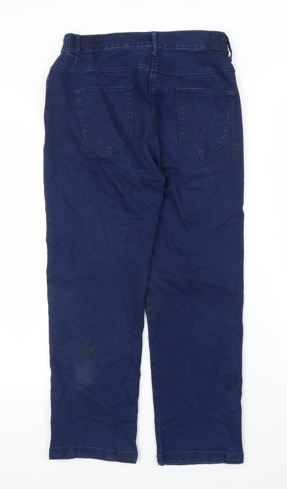 Bonmarché Womens Blue  Denim Straight Jeans Size 10 L23 in
