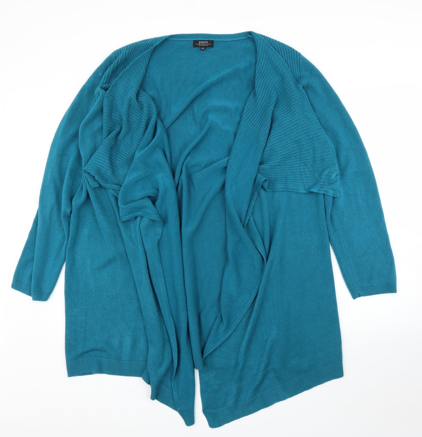 Papaya Womens Green   Cardigan Jumper Size 20