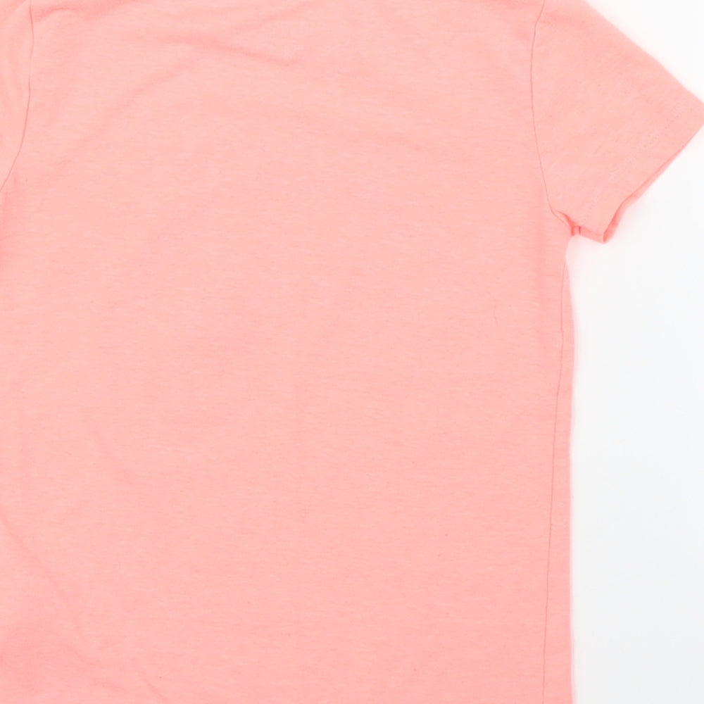 F&F Girls Orange   Basic T-Shirt Size 5-6 Years  - Rainbow
