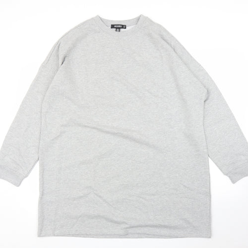 Missguided Womens Grey   Pullover Jumper Size 14