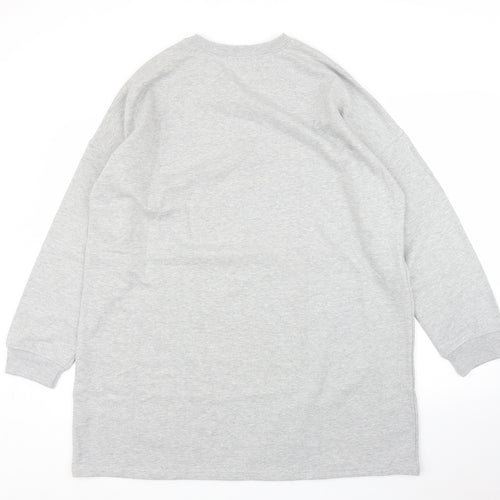 Missguided Womens Grey   Pullover Jumper Size 14