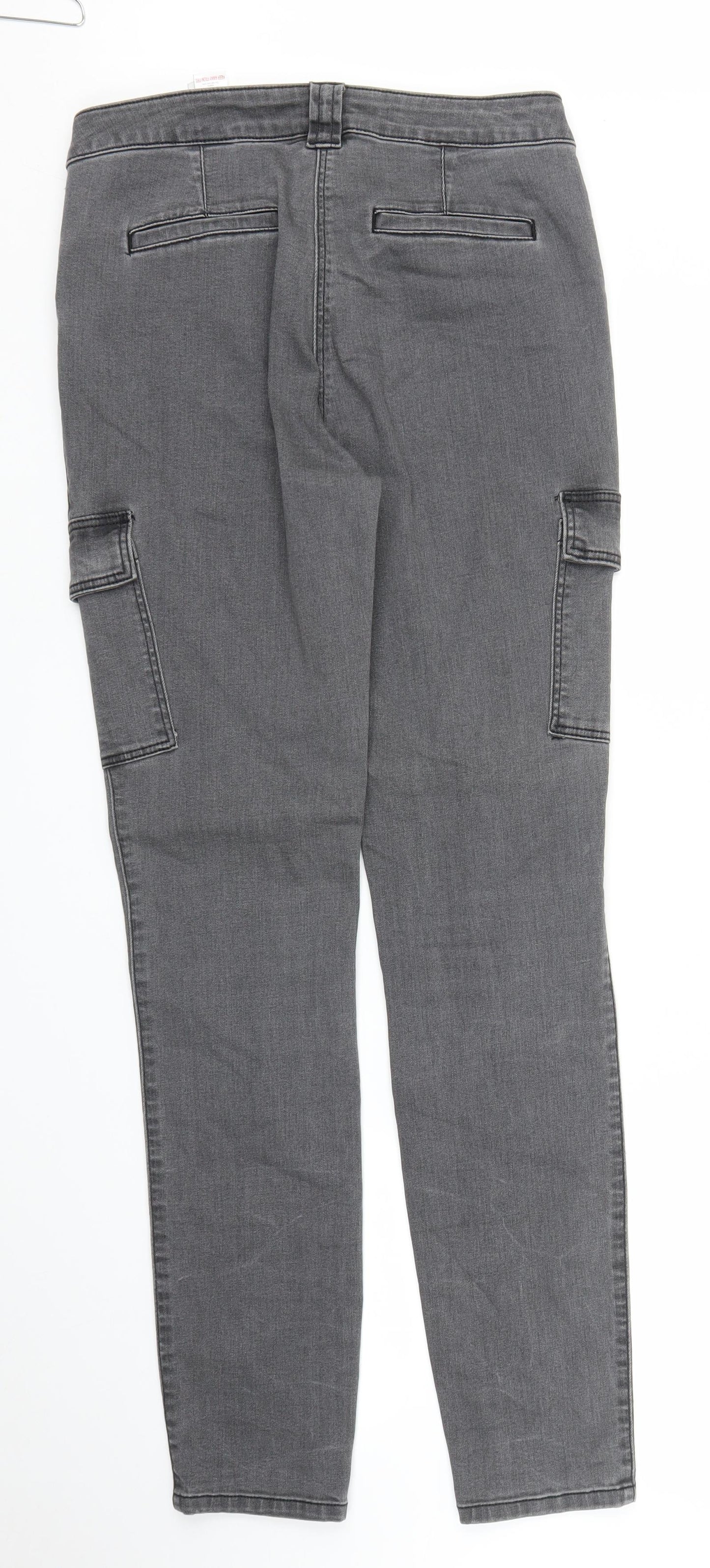 NEXT Womens Grey  Denim Skinny Jeans Size 10 L29 in
