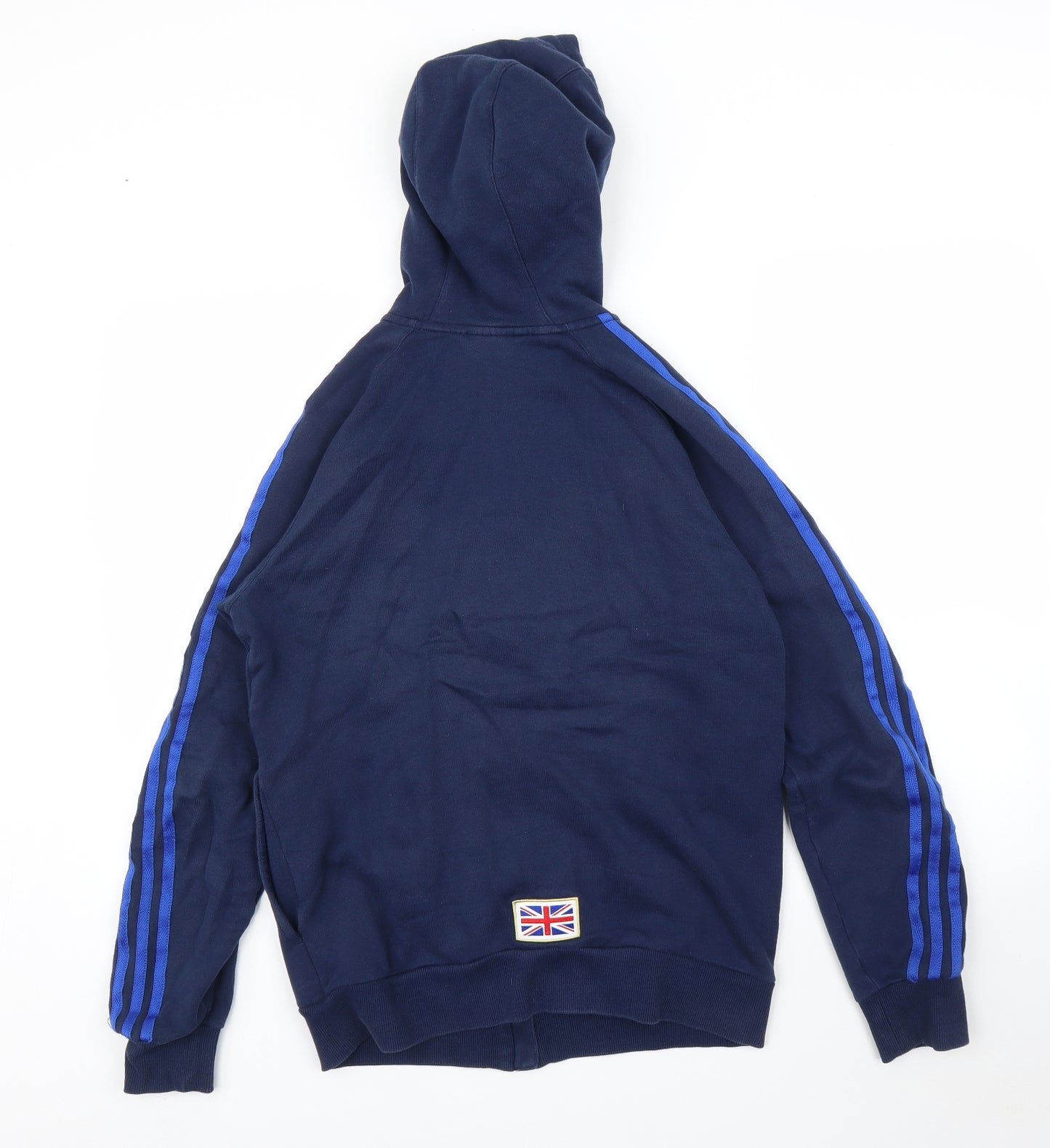 adidas Mens Blue   Full Zip Hoodie Size S  - Team GB
