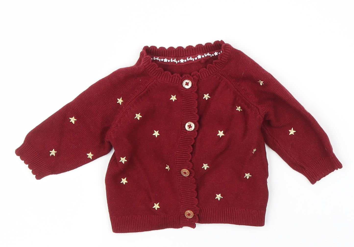 TU Girls Purple   Cardigan Jumper Size 0-3 Months