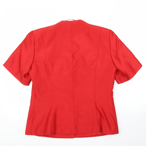 Roman Womens Red   Basic Blouse Size 12