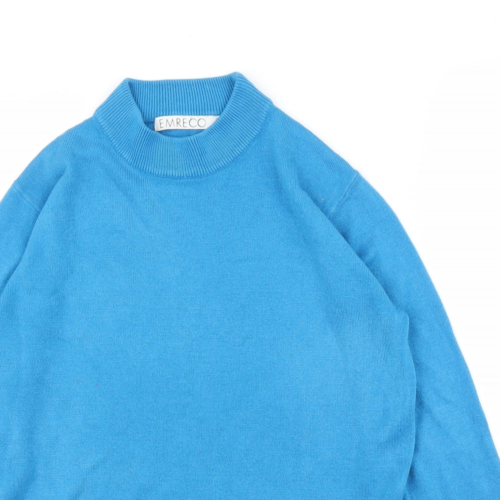 Emrico Womens Blue   Pullover Jumper Size 14