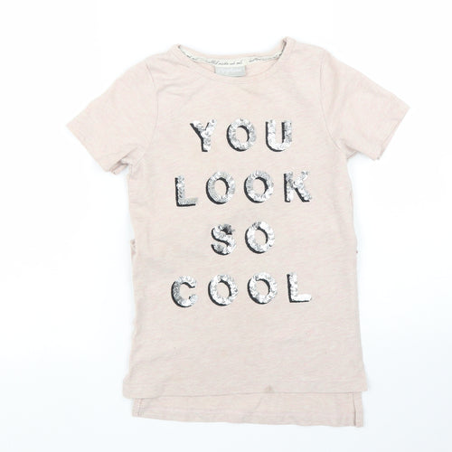 Matalan Girls Beige   Tunic T-Shirt Size 5 Years