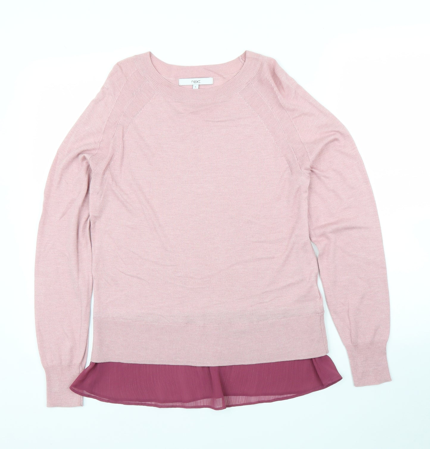 NEXT Womens Pink   Pullover Jumper Size 6