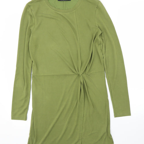 Very Womens Green   Tunic Blouse Size 8  - Split down front