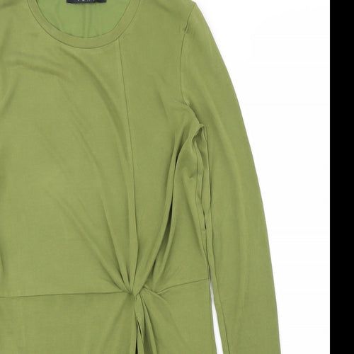 Very Womens Green   Tunic Blouse Size 8  - Split down front