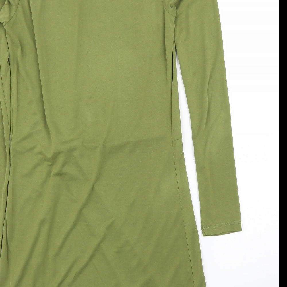 Very Womens Green   Tunic Blouse Size 8  - Split down front