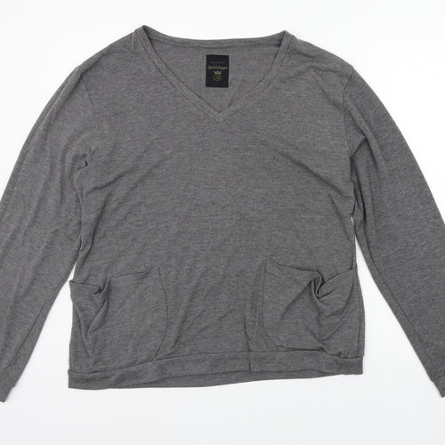 Golddigga Womens Grey   Pullover Jumper Size 14