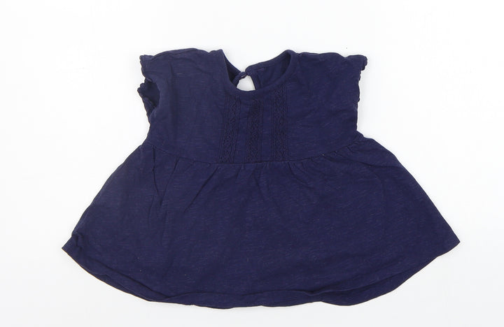 George Girls Blue T-Shirt Dress Size 2-3 Years