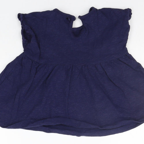 George Girls Blue   T-Shirt Dress  Size 2-3 Years