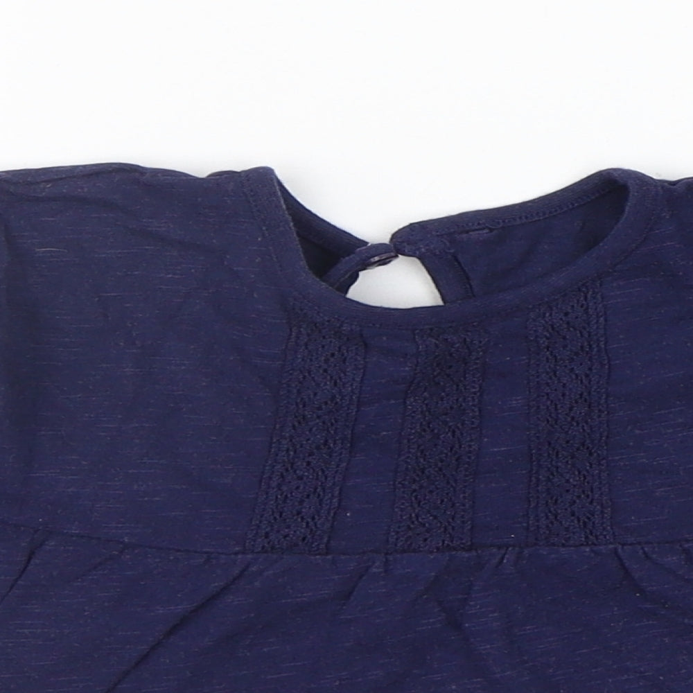 George Girls Blue   T-Shirt Dress  Size 2-3 Years