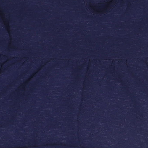 George Girls Blue   T-Shirt Dress  Size 2-3 Years