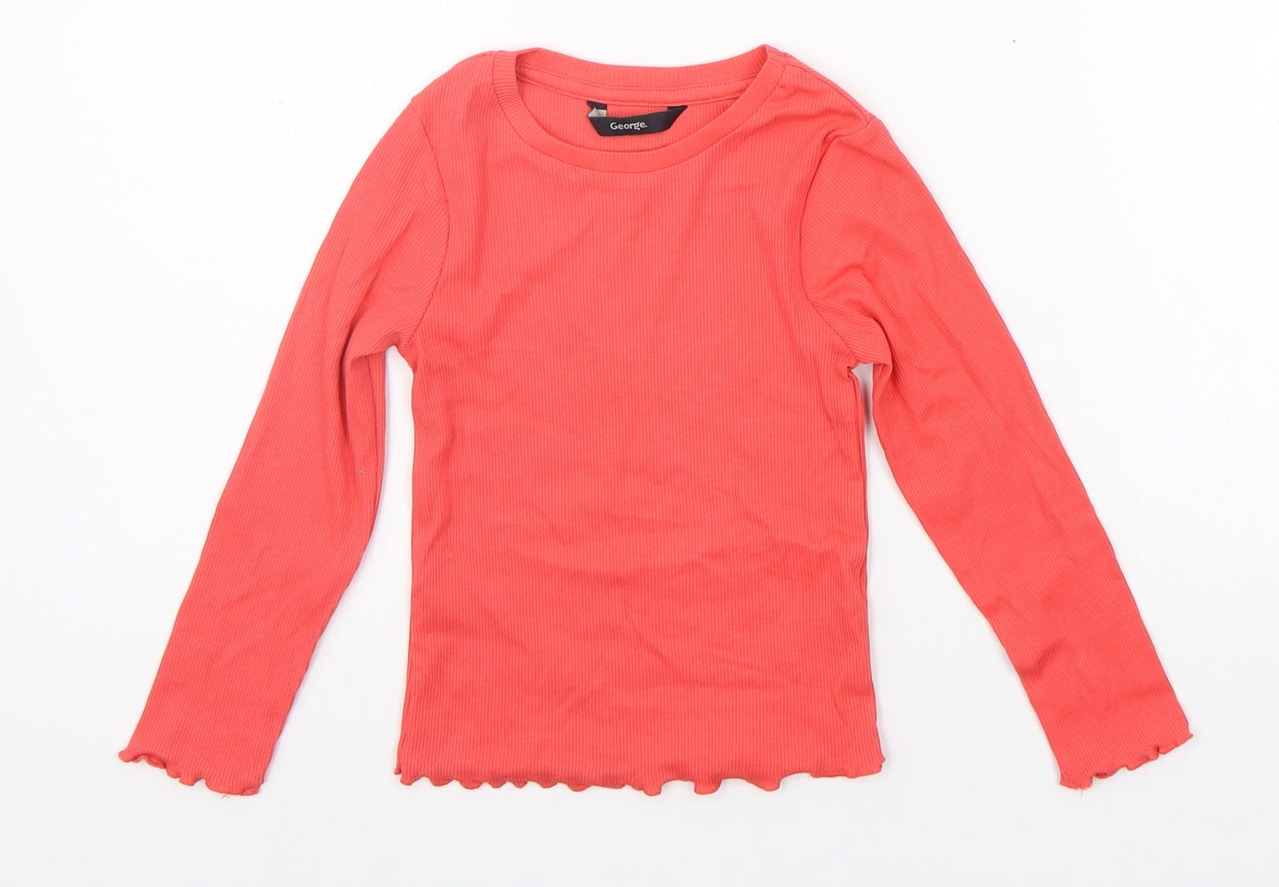 George Girls Pink   Basic T-Shirt Size 2-3 Years