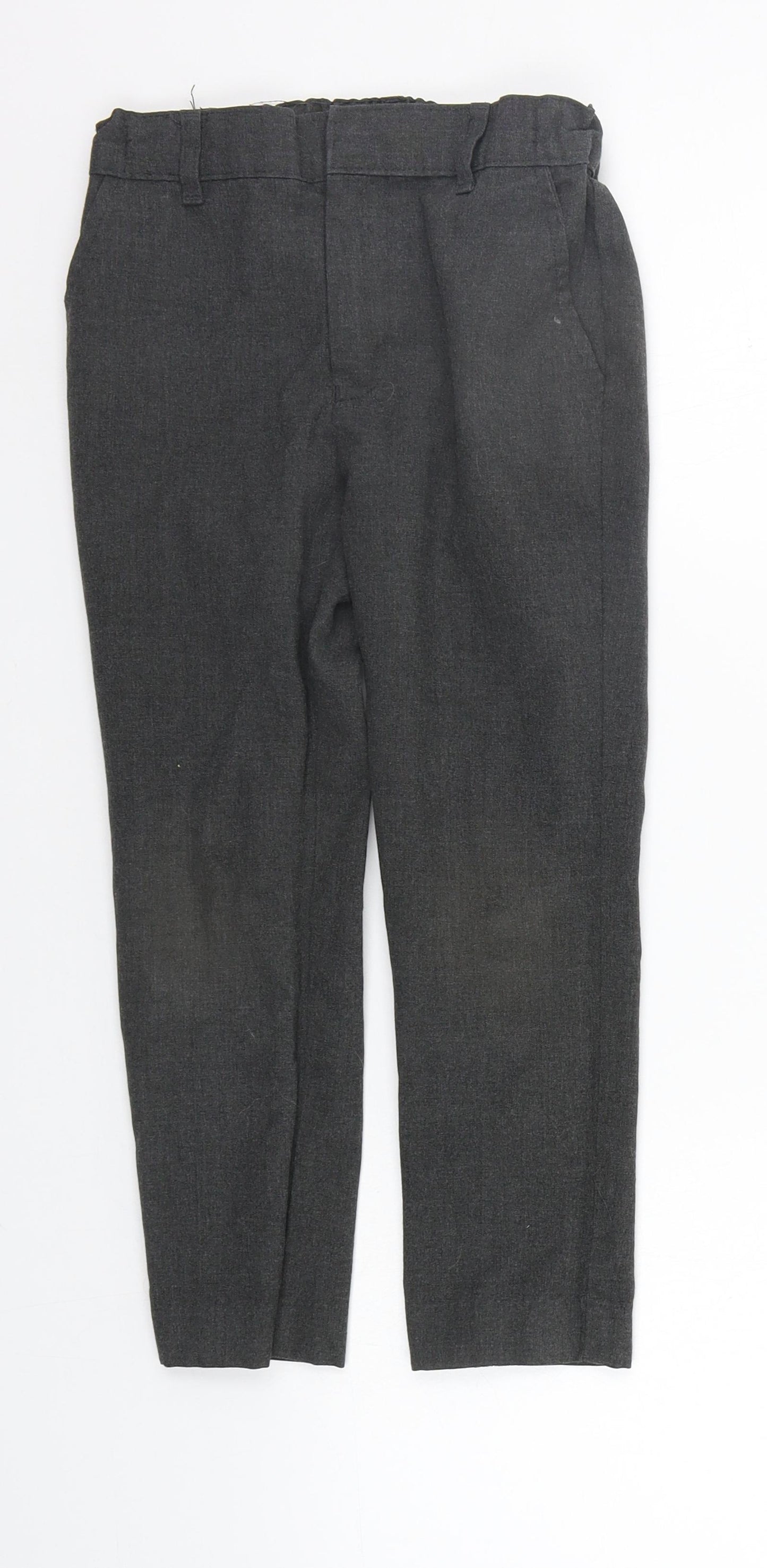 Nutmeg Girls Grey   Chino Trousers Size 5-6 Years