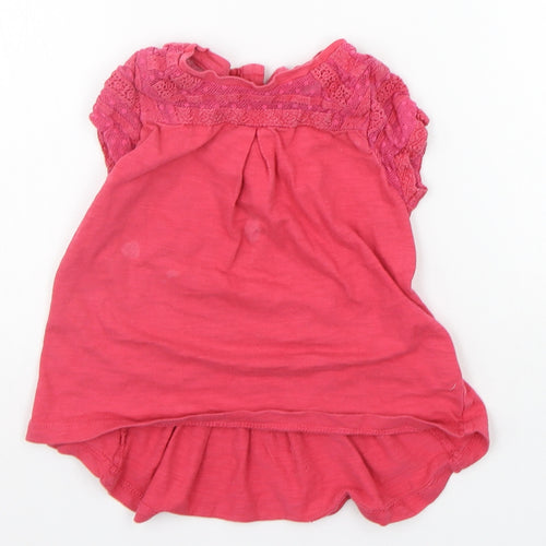 NEXT Girls Orange   T-Shirt Dress  Size 3-4 Years