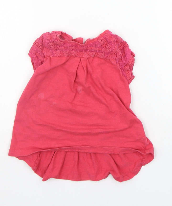 NEXT Girls Orange   T-Shirt Dress  Size 3-4 Years