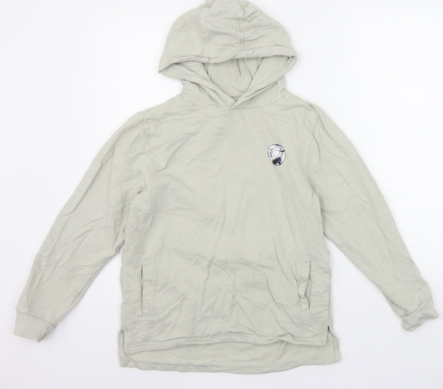 NEXT Girls Grey   Pullover Hoodie Size 11 Years