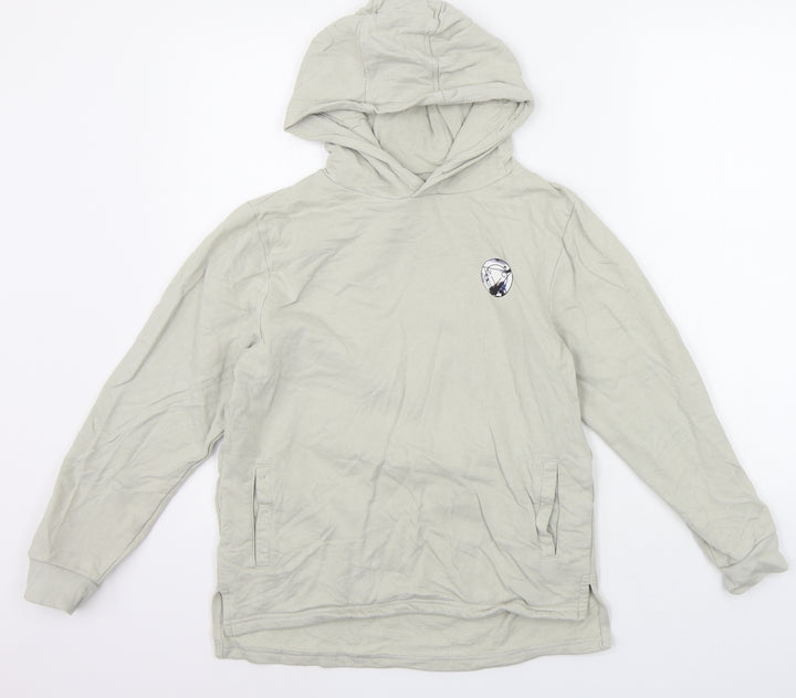 NEXT Girls Grey   Pullover Hoodie Size 11 Years