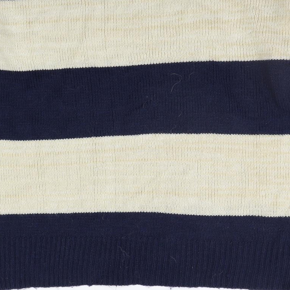 Atmosphere Womens Beige Striped  Pullover Jumper Size 16