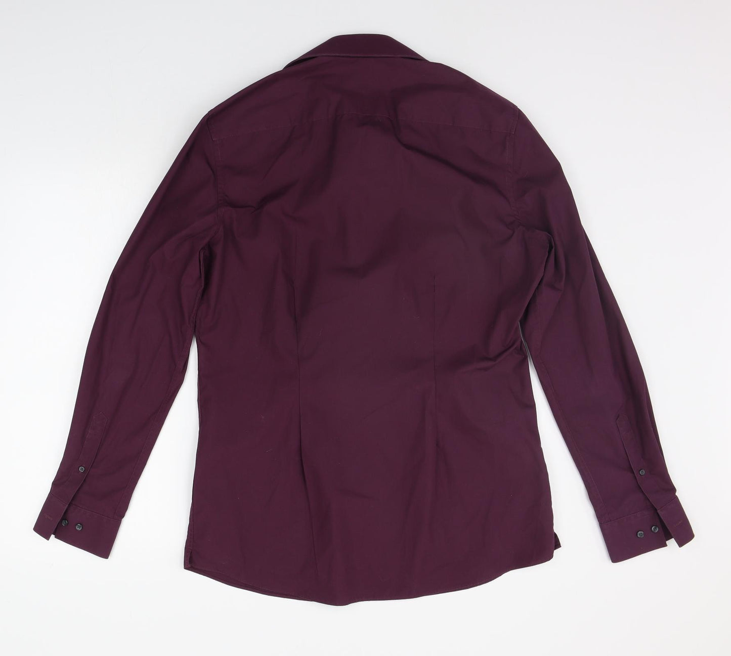 NEXT Mens Purple    Button-Up Size 16.5