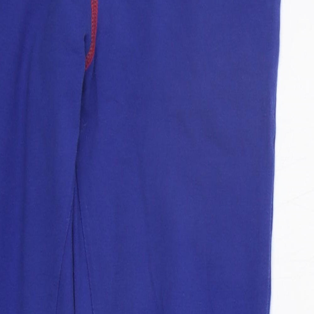 Marks and Spencer Girls Blue Solid  Top Pyjama Pants Size 6-7 Years