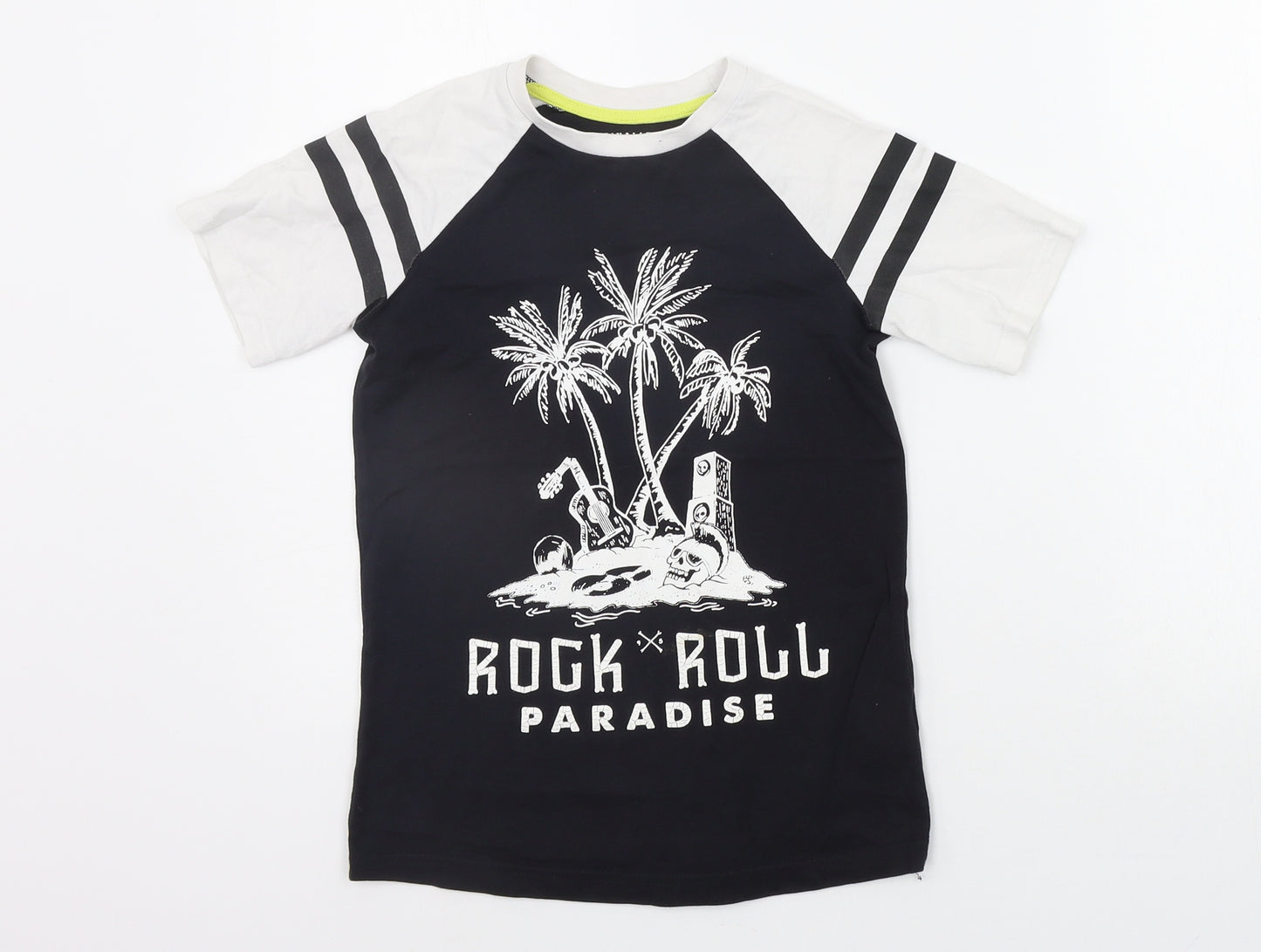 TU Girls Black   Basic T-Shirt Size 6 Years