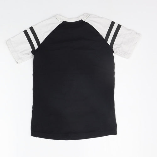 TU Girls Black   Basic T-Shirt Size 6 Years